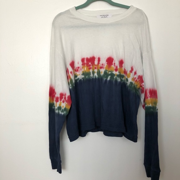 Free People Rainbow Wash Tie Dye Tee - Picture 4 of 7